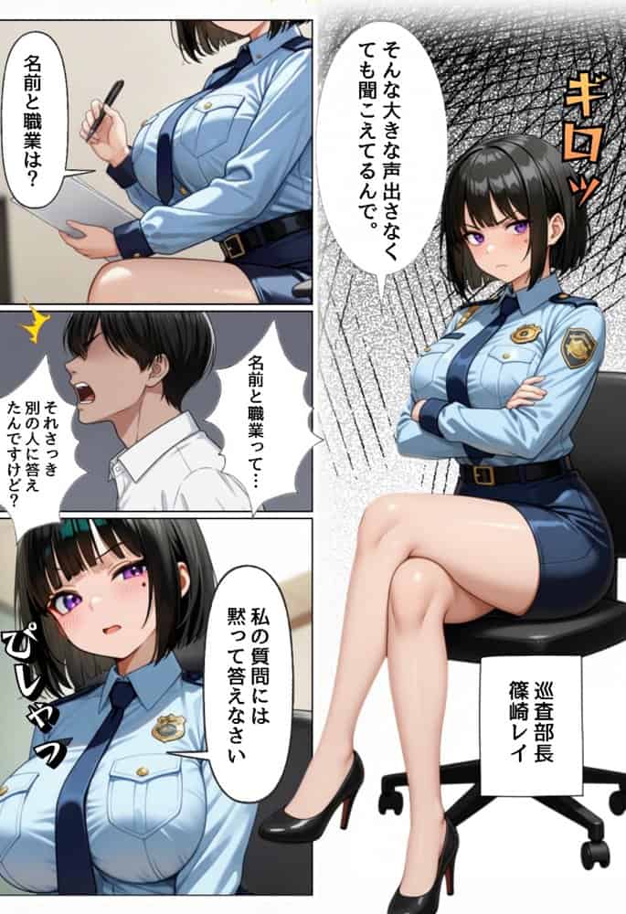 強気な裏アカ警察官、潮だくセックスで二か月後に分からされる話