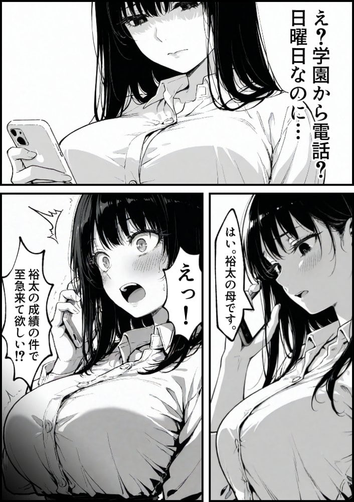 上級国民の清純妻孕まされる息子の成績を理由に
