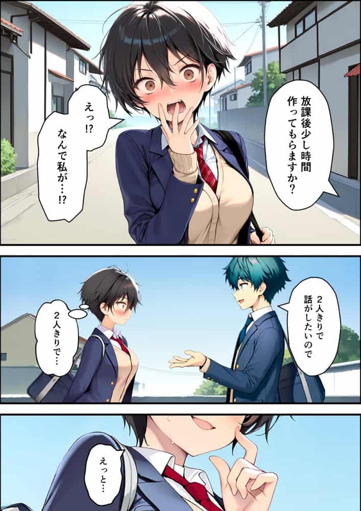 目つきの悪いボーイッシュなTSカフェ店員さんはお願いしたら中出しセックスさせてくれる（チョロい）