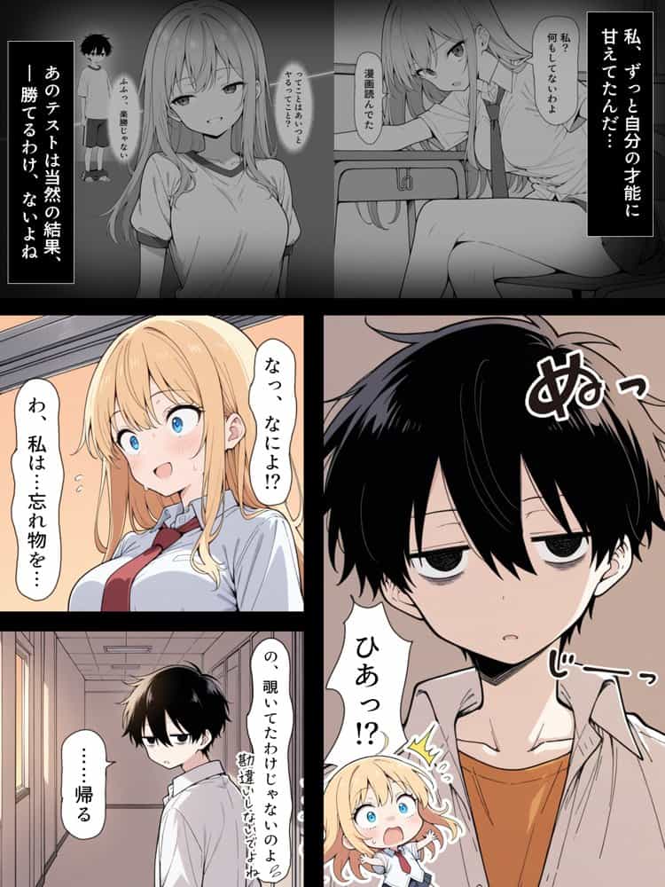 陰キャ転校生はセックス最強 – クラス代表の座を奪われた私 –