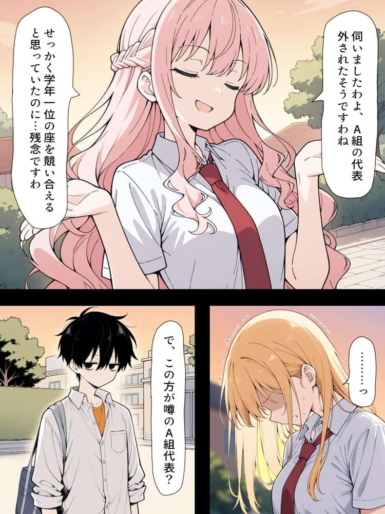 陰キャ転校生はセックス最強 – クラス代表の座を奪われた私 –