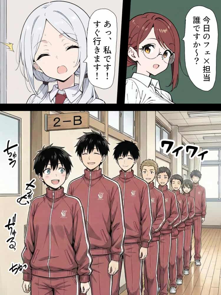 陰キャ転校生はセックス最強 – クラス代表の座を奪われた私 –