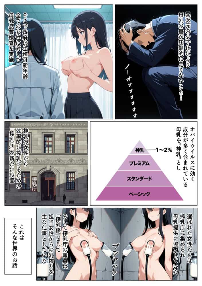 神乳ダウナーギャルの専属搾乳係に選ばれたのは僕でした
