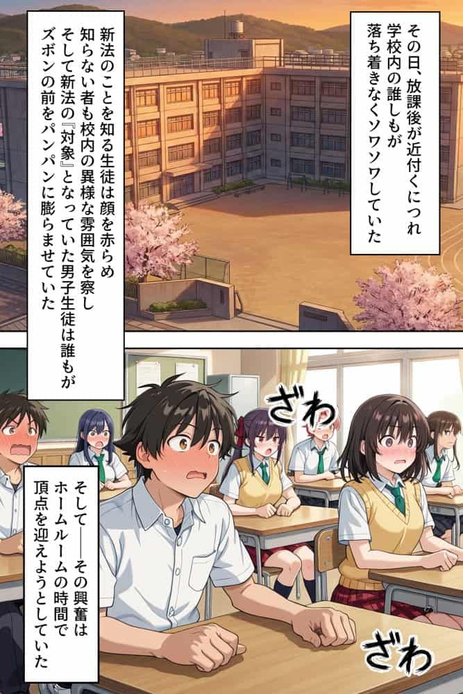 肉便器法の成立した世界で〜校内の好きな美少女を選んで肉便器にできる世界〜