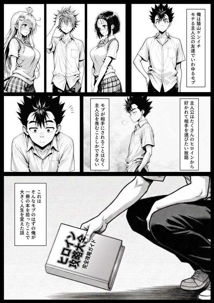 攻略本を手に入れた猿山が主人公になりました