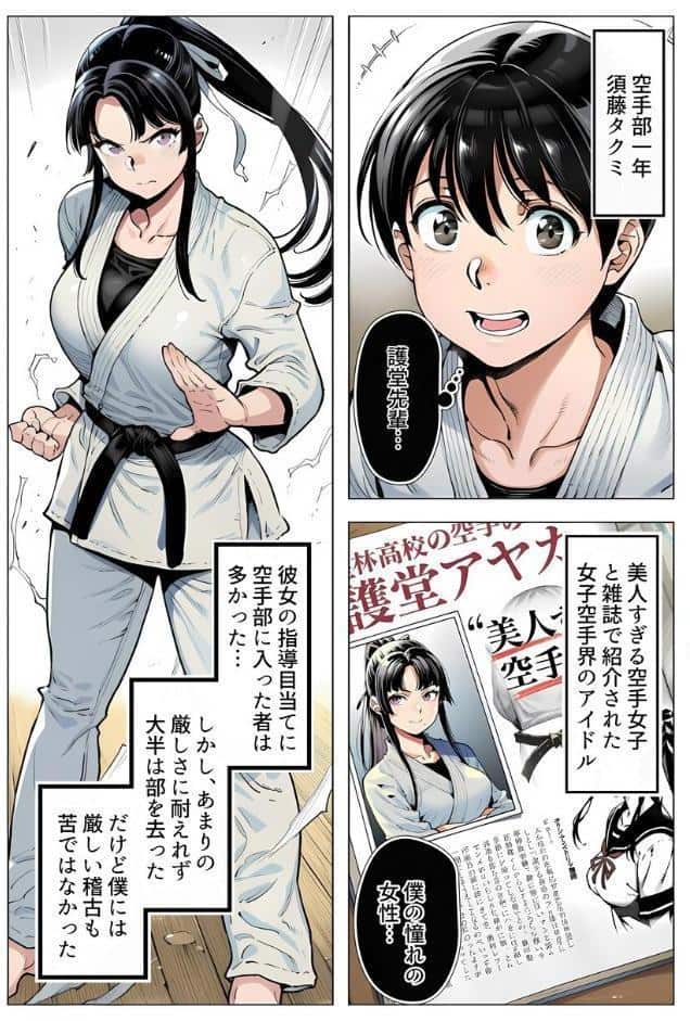 ボクが好きな空手部の先輩が、クズ男に敗北してNTR快楽セックスされる話（1）