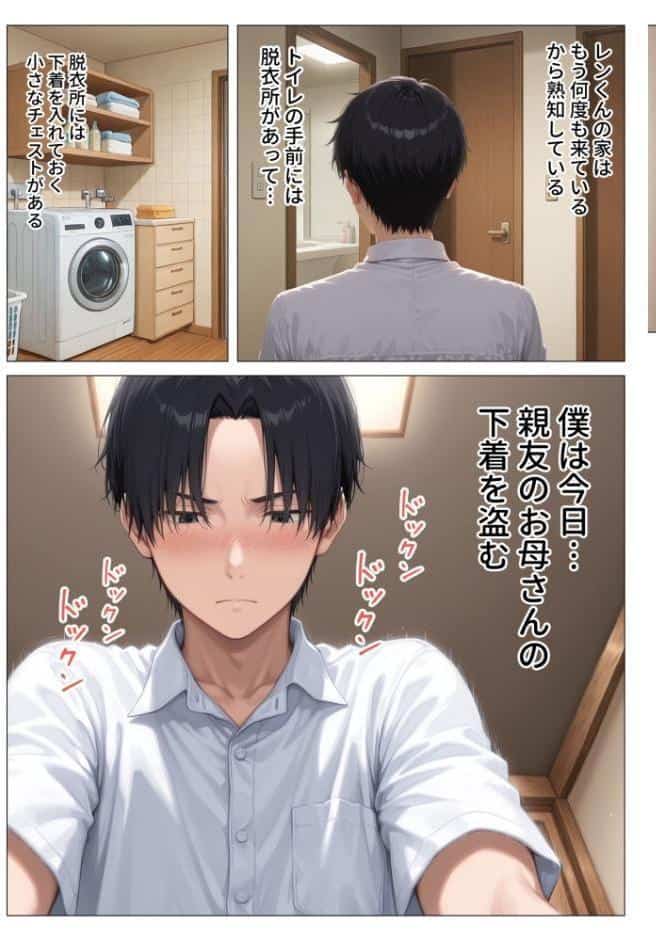 【棒消し版】人妻マンションの性活3 美巨乳黒ギャル人妻のむちむち濃厚甘サド生H 〜憧れの親友ママに筆おろししてもらう話〜