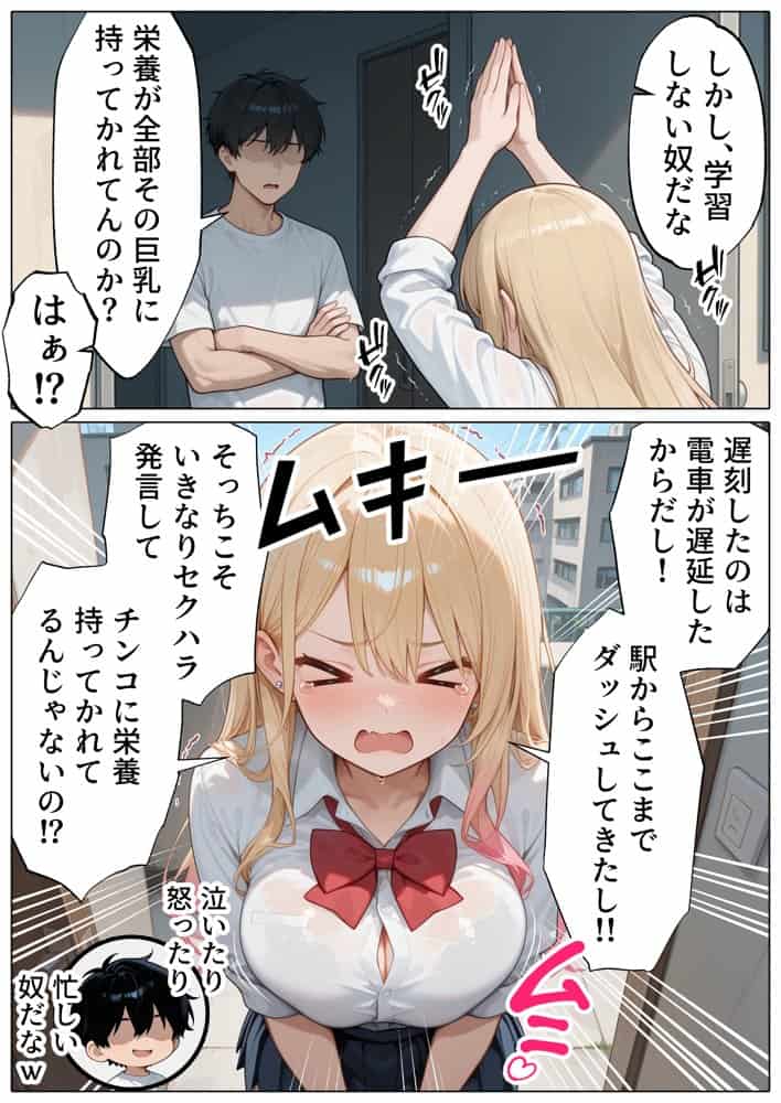 【続編:白ギャルJK2】ラブドール頼んだら、白ギャルJKが来た