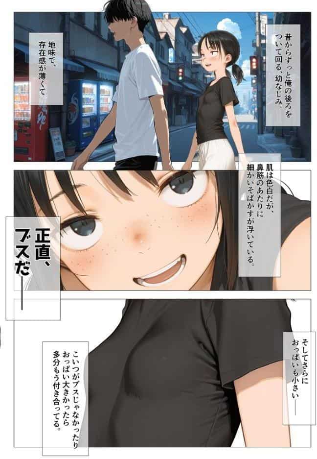 ちいぶす-おっぱい小さくてブスだけどいつでもヤレる幼馴染- モザイク版