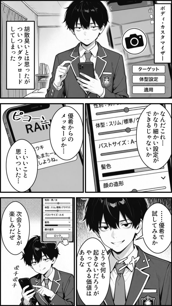性転換アプリで幼馴染がTS激エロギャルになった話 〜オタクに優しいギャルがいなけりゃ作ればいい〜