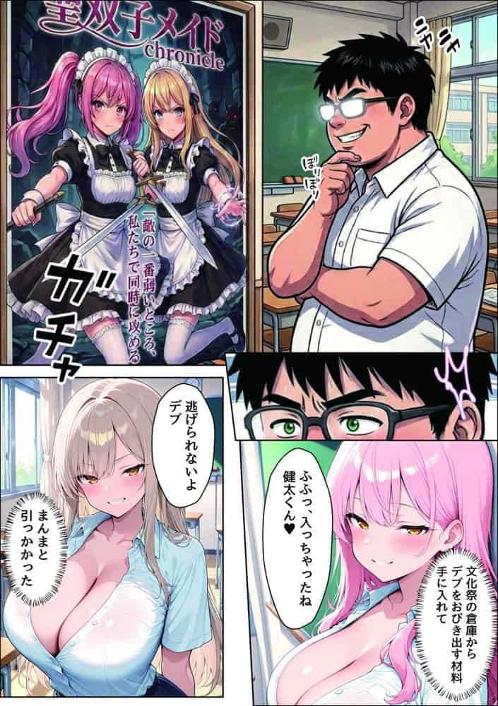 今日から僕は爆乳双子ギャルのおもちゃにされます